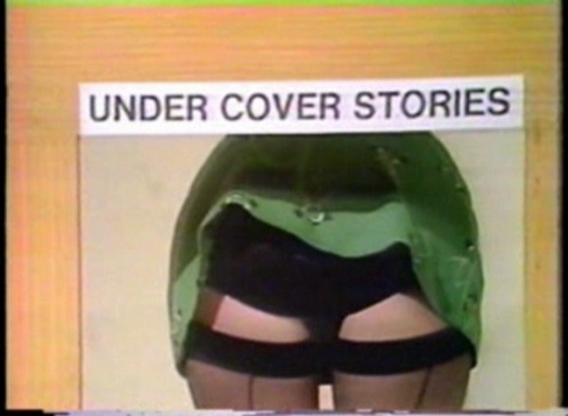 benny hill girl bends over
