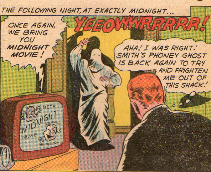 panel with ghost in jimmy olsen #52