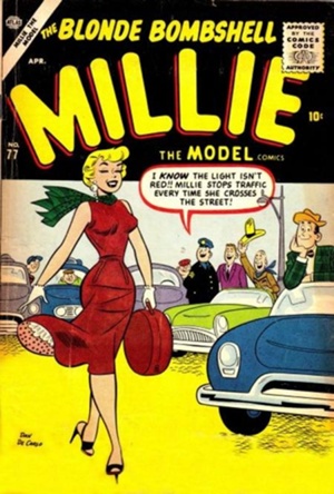 millie the model april 1957 cover