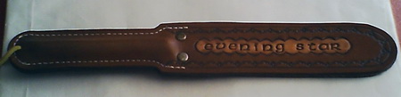 short irish leather paddle