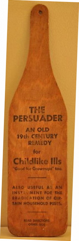 fanny paddle the persuader a 19th century remedy