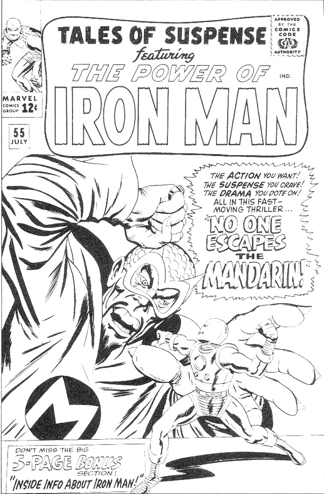 original cover of tales of suspense #55