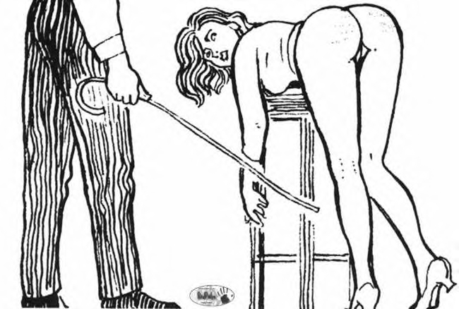 caned over stool