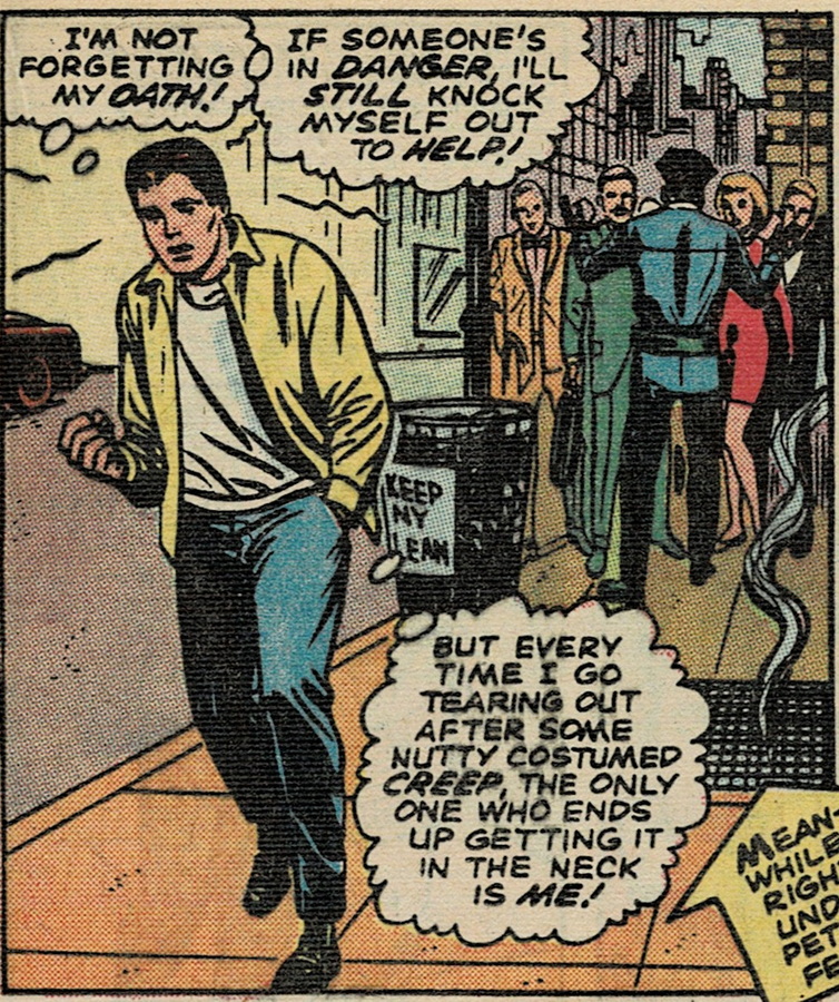 peter parker in the same jacket from amazing spider-man #66