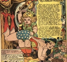 wonder woman spanked with hairbrush