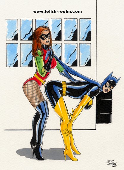 batgirl spanked by robin