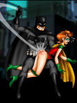 batman spanks carrie kelly robin