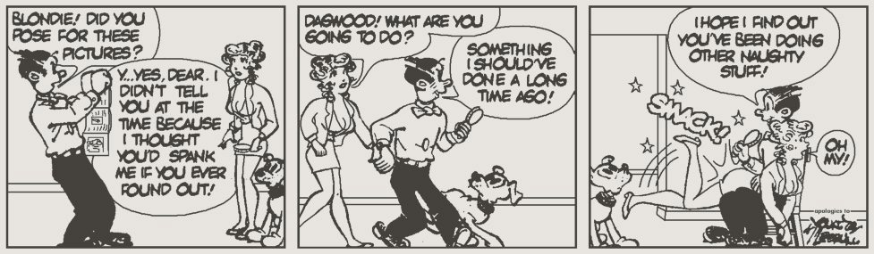 dagwood spanking blondie