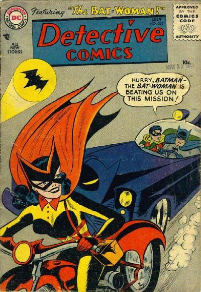 cover of Detective Comics #233, featuring Batwoman