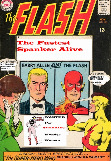 altered cover of the flash #156