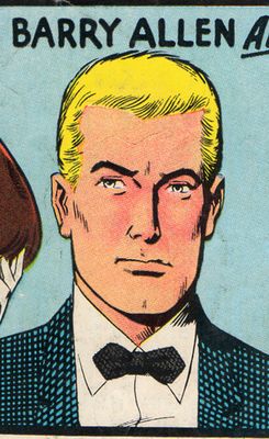 barry allen headshot from the cover of the flash #156