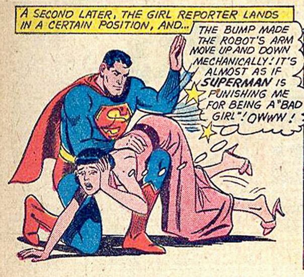 superman robot spanks lois lane