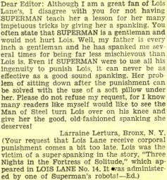 lois lane spanking letter by larraine laertura