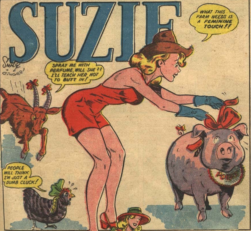 suzie may get butted in pep #53