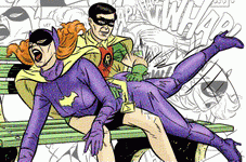 robin spanks batgirl