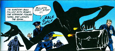 shadow thief in an old comic appearance