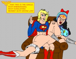 supergirl spanks wonder woman by john smith