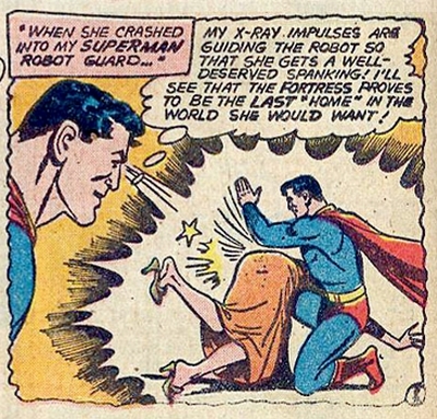 superman robot spanks lois lane