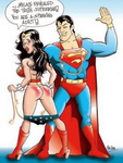 superman spanks wonder woman