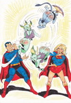 superman supergirl juggle spanking