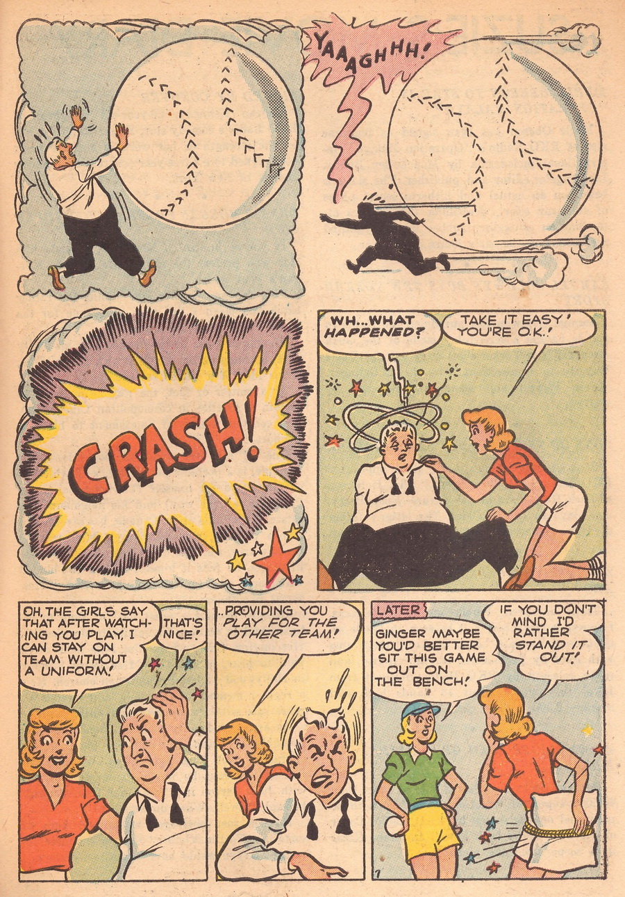 insult added to injury, Ginger's dad gives her a spanking in Suzie #67