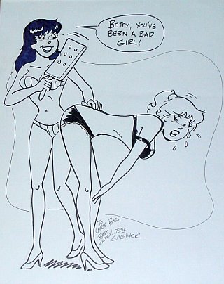 betty spanked by Veronica