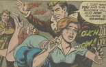 Pilot spanks waitress in WWII war comic