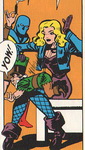 Black Canary spanks Rumpelstiltskin