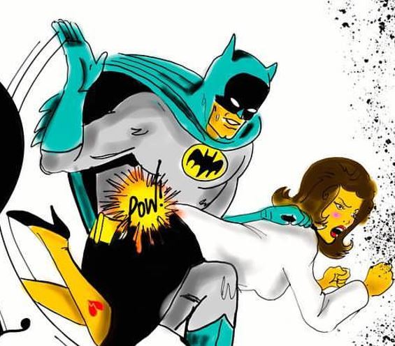 batman spanks marcia monroe by Sterlingod