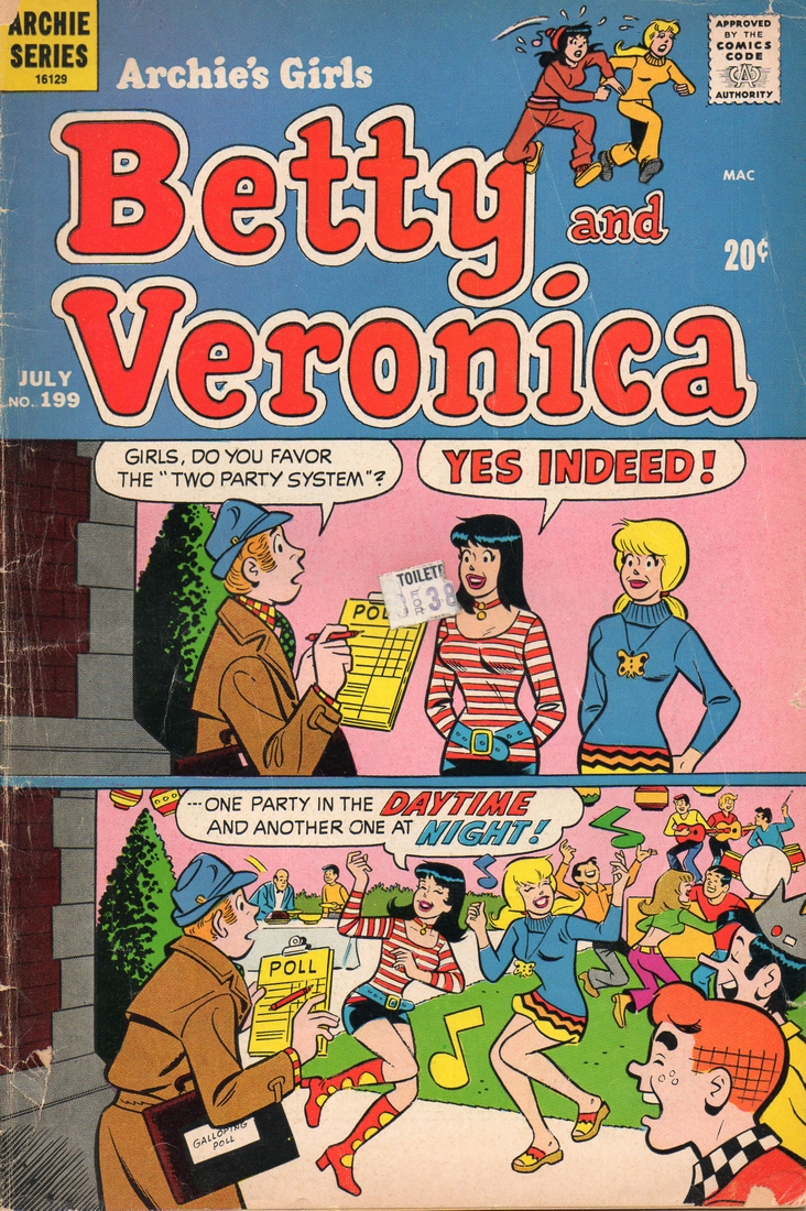 cover of betty and veronica #199
