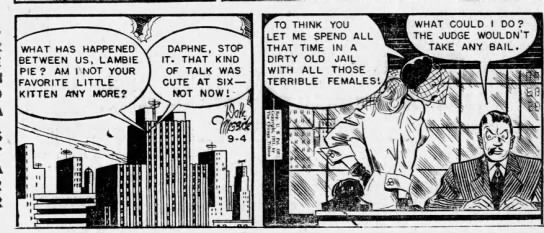 brenda starr strip from September 4, 1951