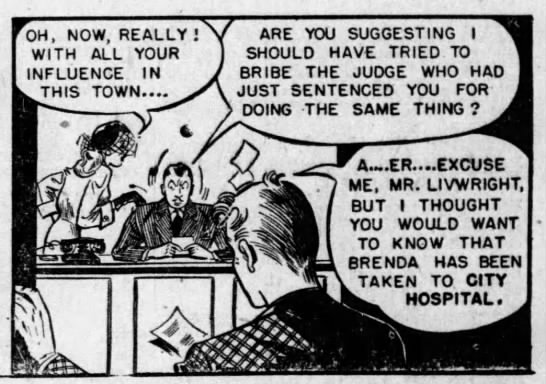 brenda starr strip from September 4, 1951