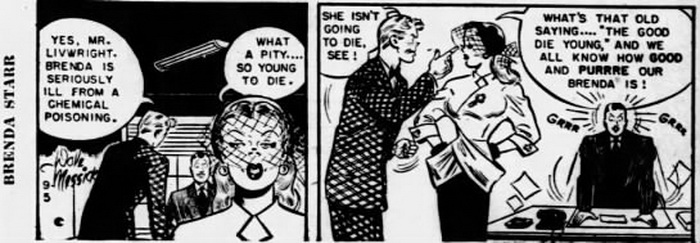 brenda starr strip from September 4, 1951