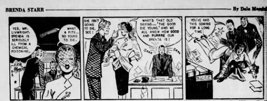 brenda starr strip from September 4, 1951