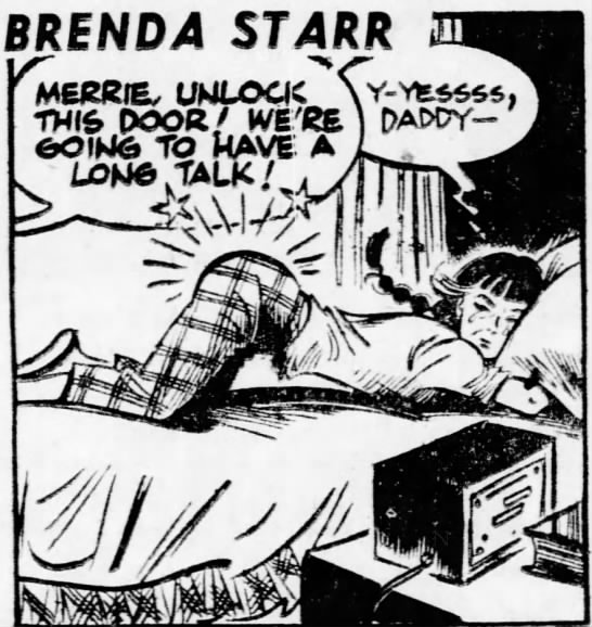 brenda starr strip from May 24 1954