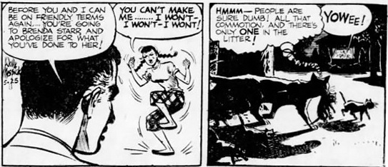 brenda starr strip from May 25 1954