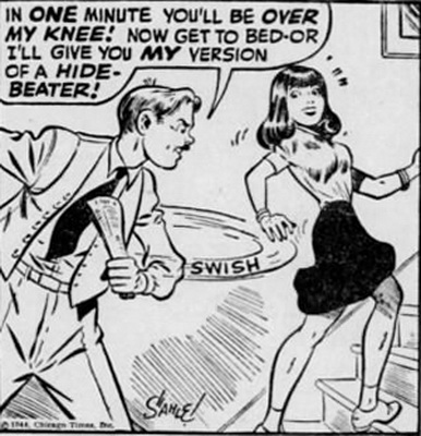 candy spanking panel from 10-12-1944 philadelphia inquirer
