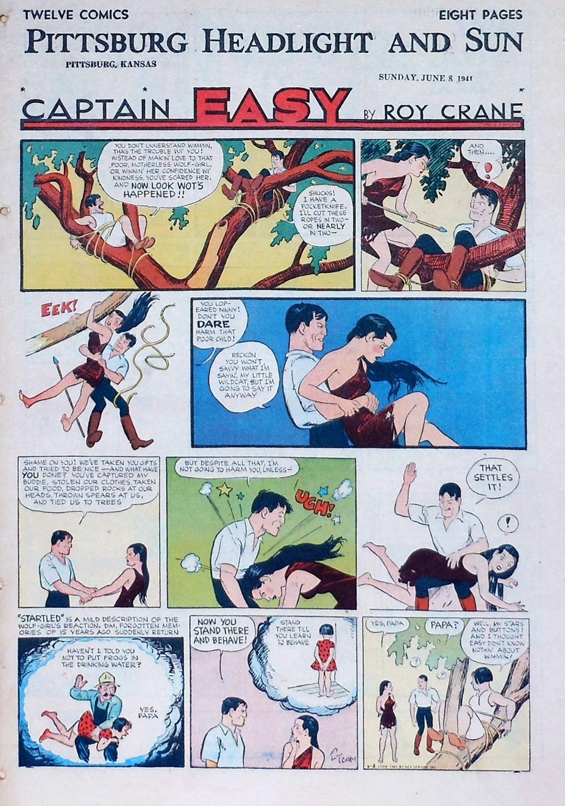 spanking from captain easy june 6, 1941