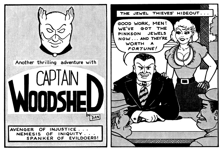 dan rivera's captain woodshed comic strip