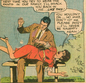 spanking panel from career girl romances #45