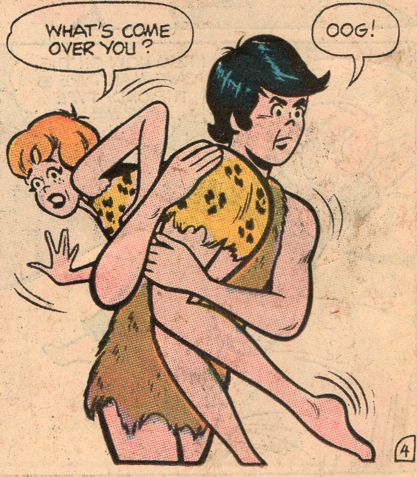 buddy carries debbi over his shoulder