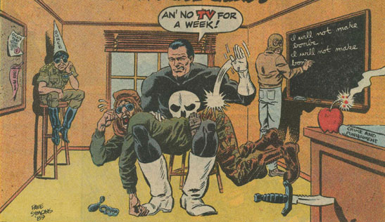 punisher spanks classroom punks