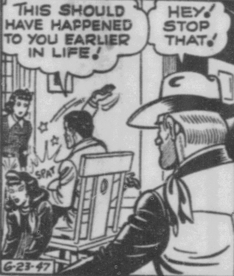 ella cinders 06/23/1947 spanking panel