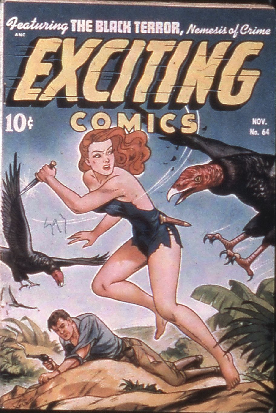 cover of exciting comics #64