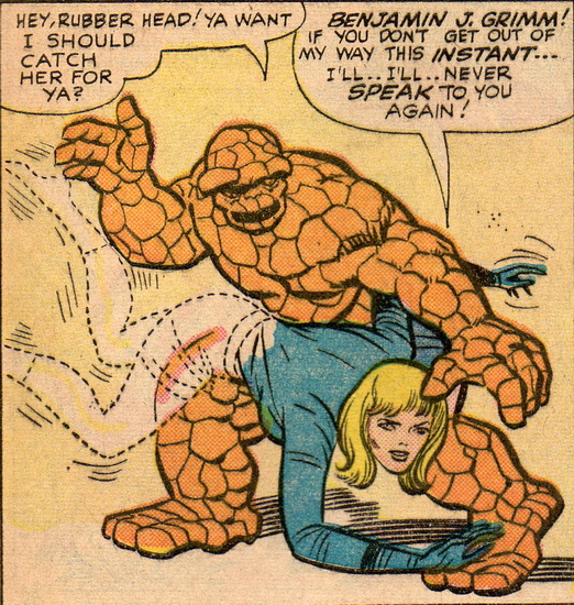 spanking panel from fantastic four #38