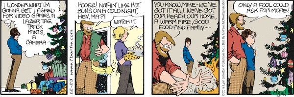 john smacks elly in the comic strip for better or for worse