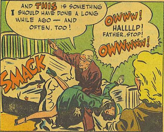 green hornet #36 spanking panel