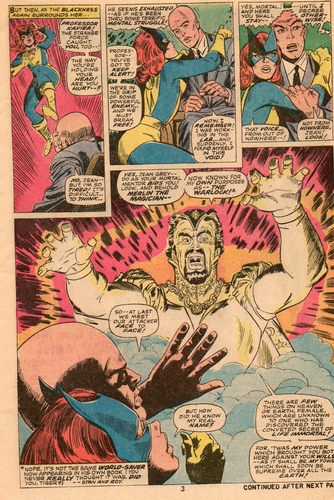page from x-men #30 drawn by Jack Sparling