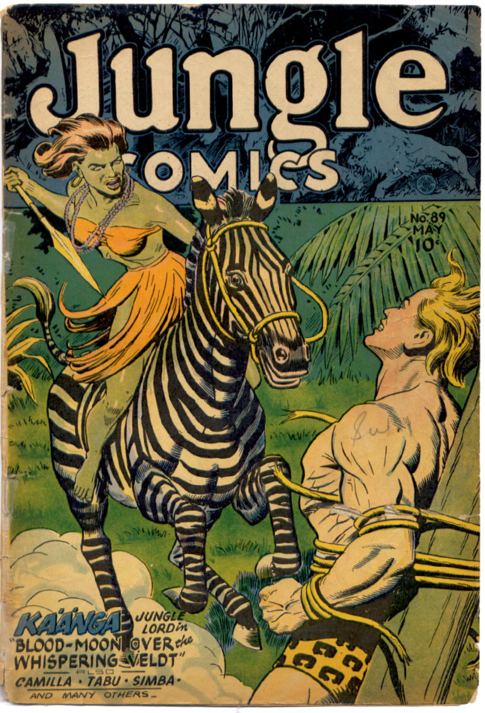 cover from jungle comics #89