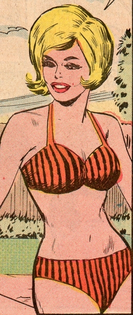 spankee-to-be Edna Loomis wearing bikini